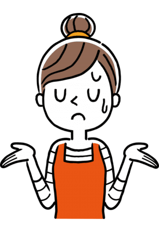 困った女性